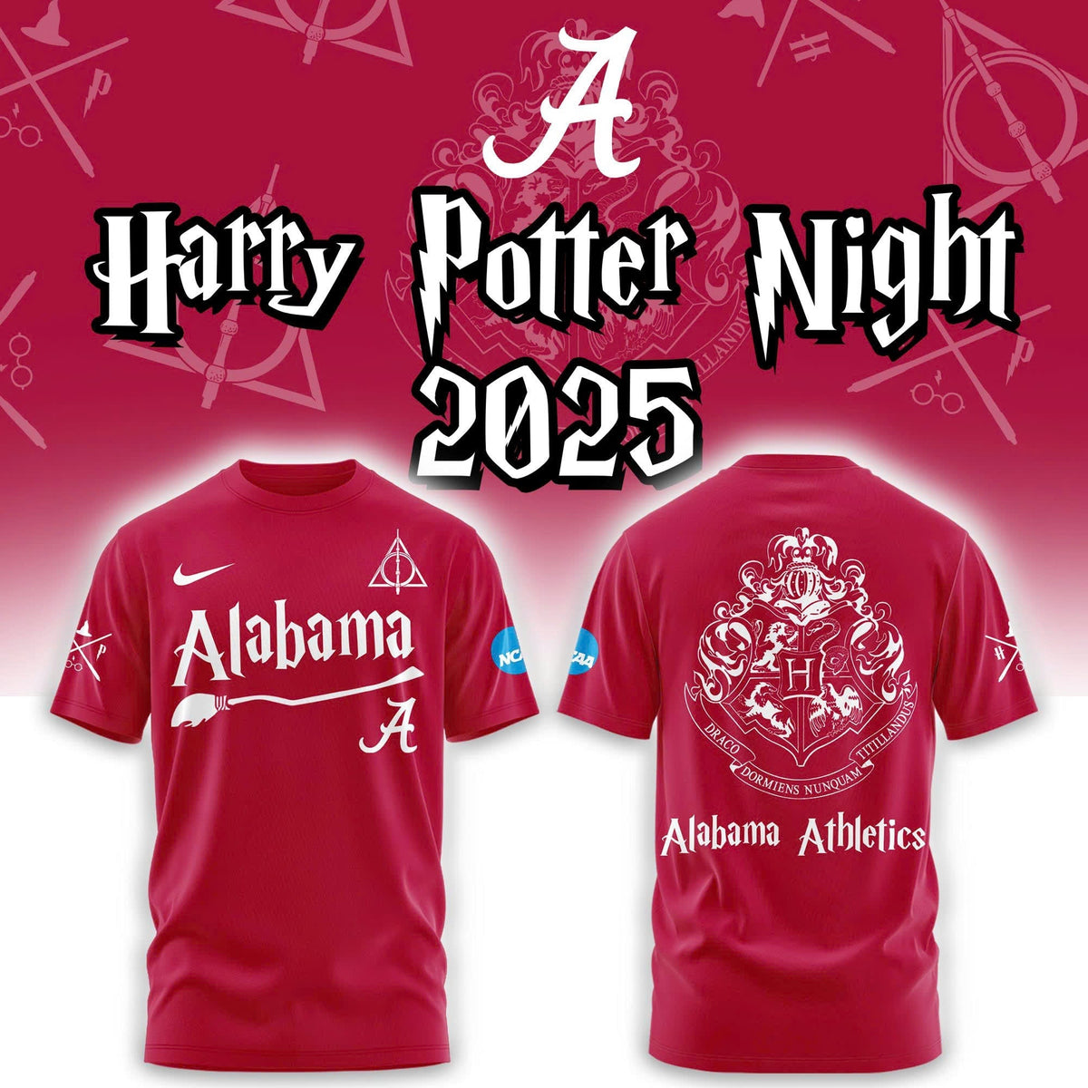 Limited Edition Alabama Football x Harry Potter 2025 TShirt