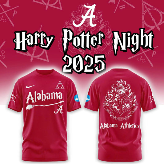Limited Edition Alabama Football x Harry Potter 2025 TShirt