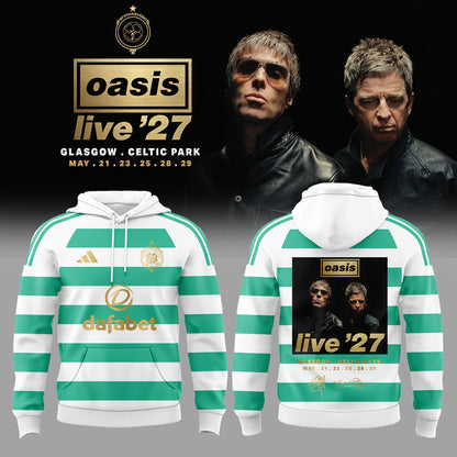 Celtic Football Club We are thrilled that Celtic Park has been chosen to host the opening five nights of Oasis’ Live ’27 world tour Hoodie
