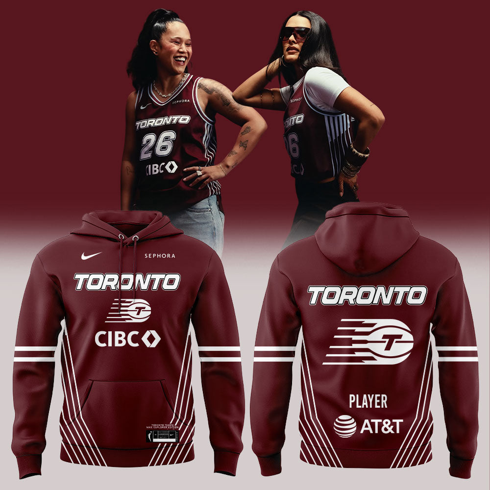 Toronto Tempo Unveil Uniforms Ahead 2026 Combo Red Hoodie