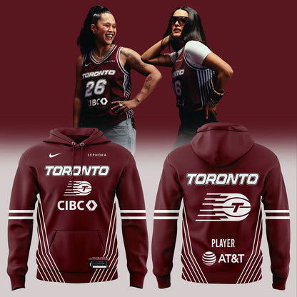 Toronto Tempo Unveil Uniforms Ahead 2026 Combo Red Hoodie