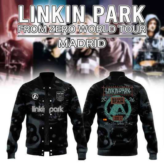 Linkin Park Official From Zero World Tour Madrid – the limited edition LPPL Football Jacket