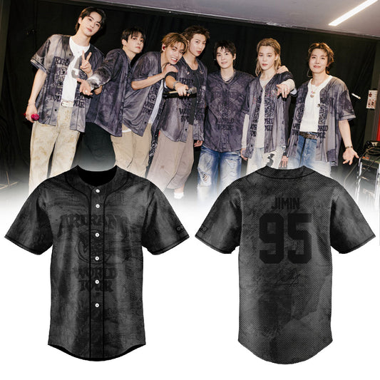 BTS WORLD TOUR ARIRANG OFFICIAL 2026 x Jimin Jersey