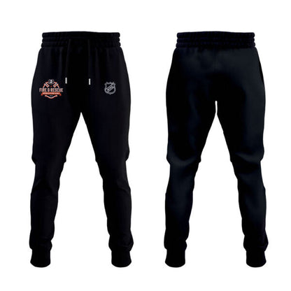 Anaheim Ducks Fire + Rescue Appreciation Night Combo Hockey Jersey Custom Name, Number