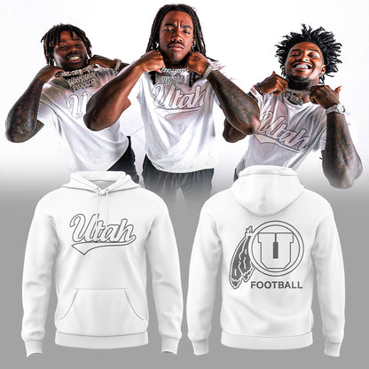 I heard you guys need to buy some new things 𝐖𝐇𝐈𝐓𝐄 𝐎𝐔𝐓 Hoodie Utah Utes
