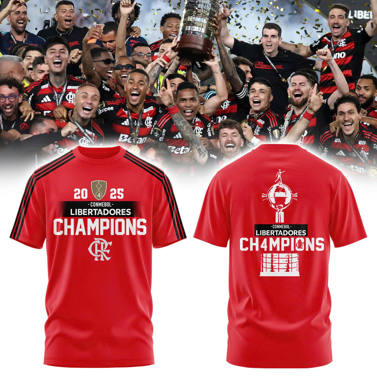 The first Brazilian time with 4 CONMEBOL Libertadores titles Shirt V2