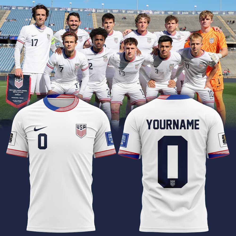 U.S. Soccer 2026 World Cup Limited Edition Home Shirt Custom Name, Number