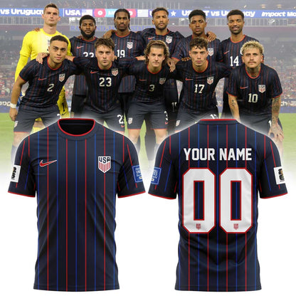 U.S. Soccer 2026 World Cup Limited Edition Away Shirt Custom Name, Number