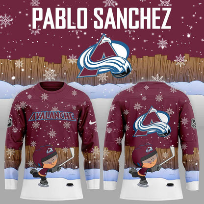 Limited Edition Colorado Avalanche Pablo Sanchez Hockey Jersey