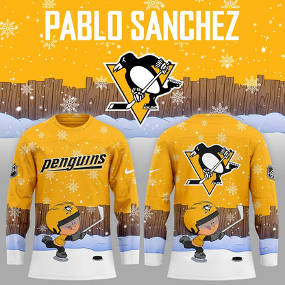 Pittsburgh Penguins x Pablo Sanchez Hockey Jersey
