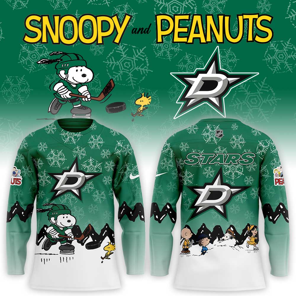 Dallas Stars x Snoopy and Peanuts Hockey Jersey