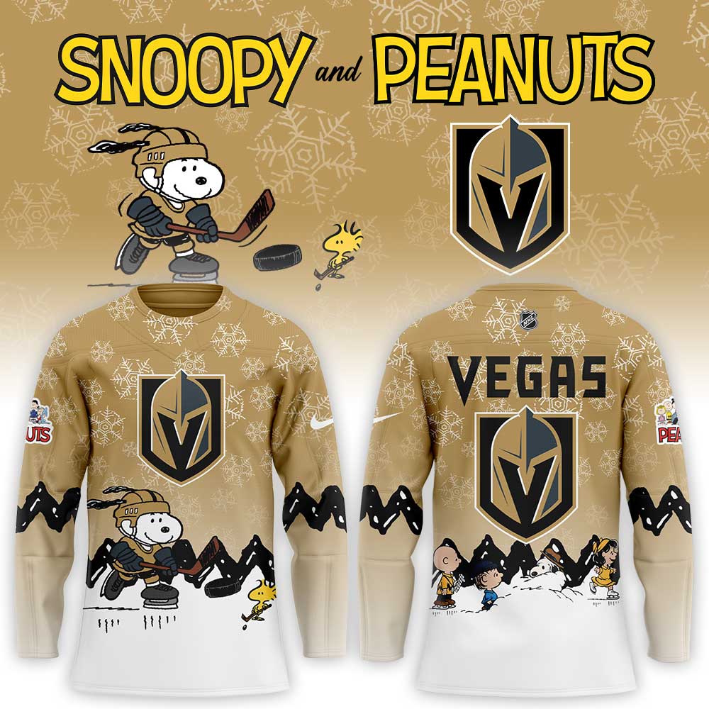 Vegas Golden Knights x Snoopy and Peanuts Hockey Jersey