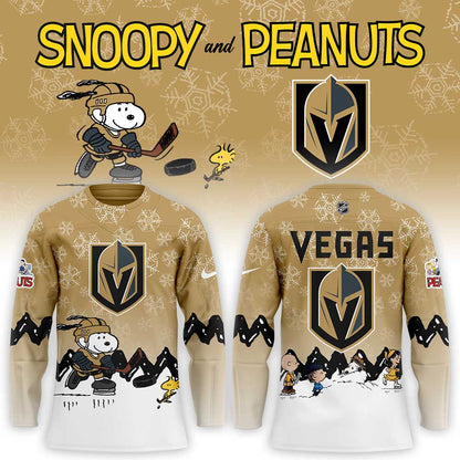 Vegas Golden Knights x Snoopy and Peanuts Hockey Jersey
