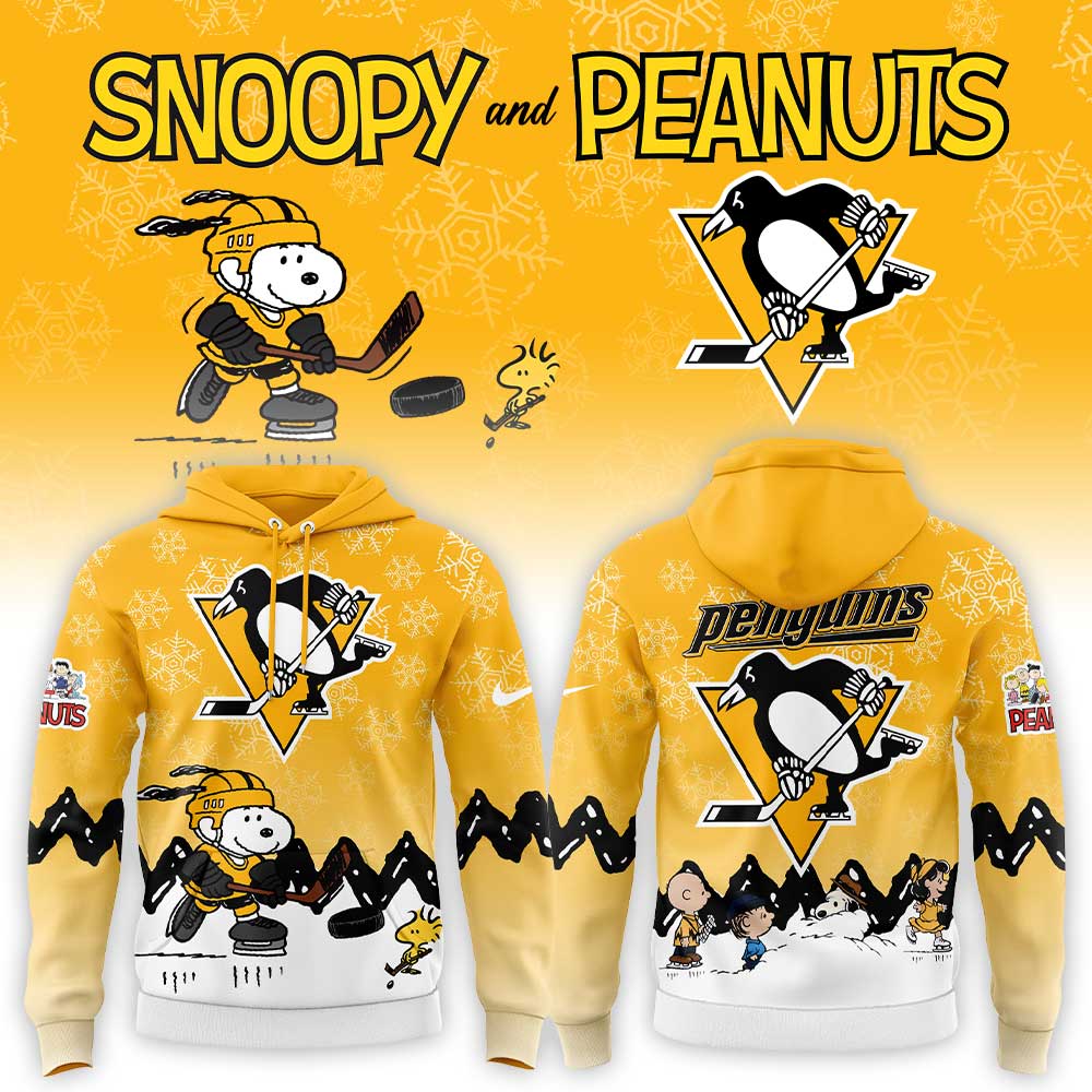 Pittsburgh Penguins x Snoopy and Peanuts Hoodie