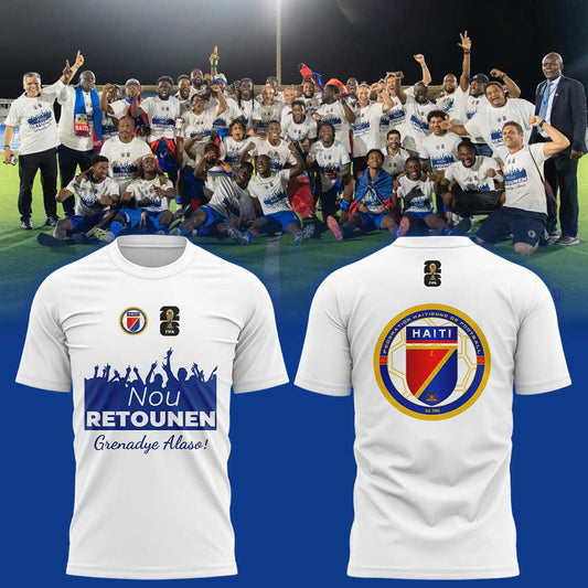 Haïtienne De Football Nou Retounen Collection Combo Shirt