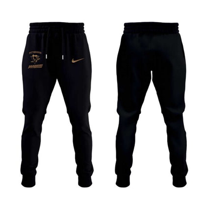 P Penguins Gold Logo Collection Pocket Hoodie