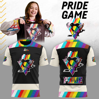 Pittsburgh Penguins Pride Game 2025 Combo Shirt