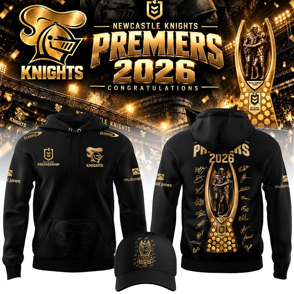 Newcastle Knights 🏆 NRL Premiers 2026 Hoodie