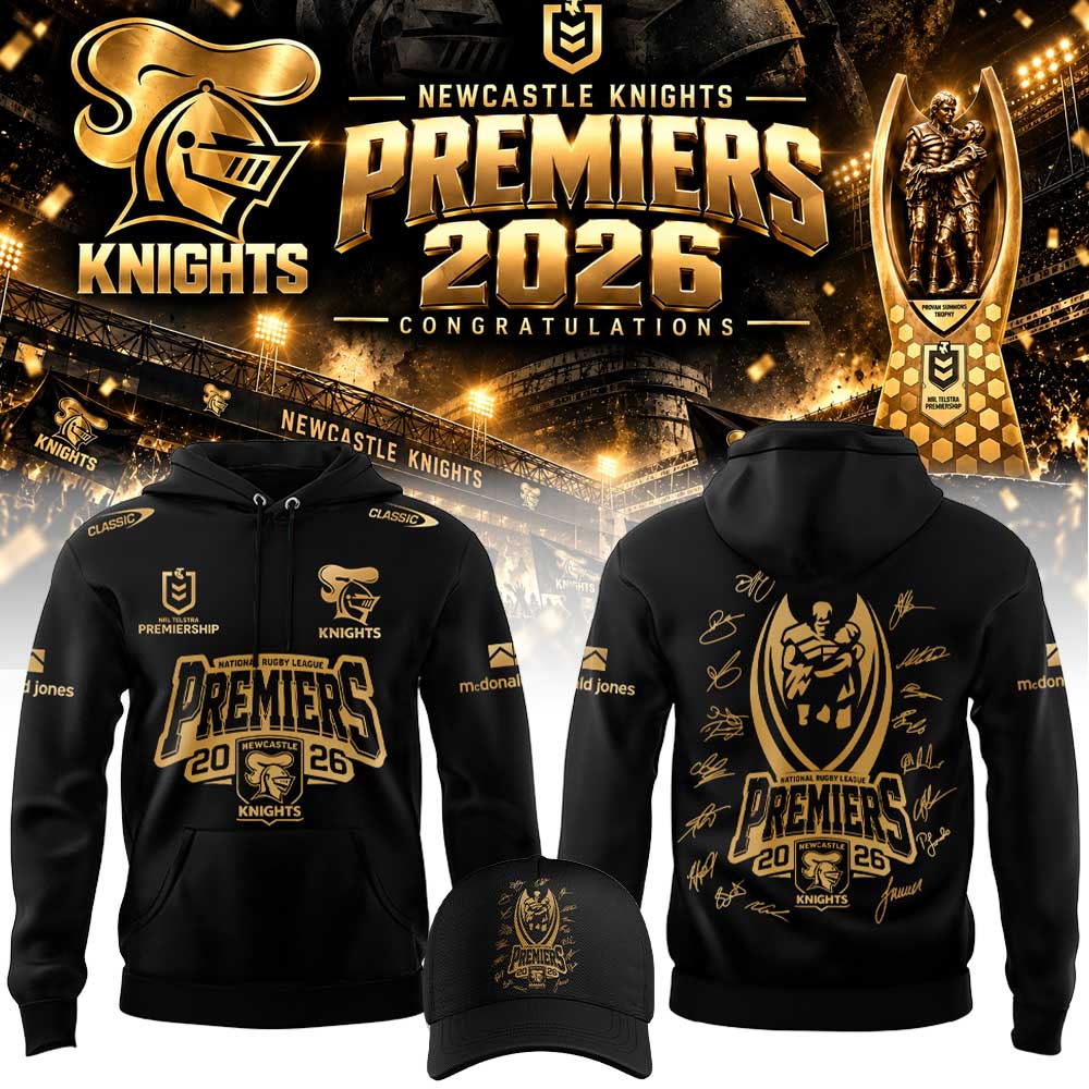 Newcastle Knights 🏆 NRL Premiers 2026 Hoodie