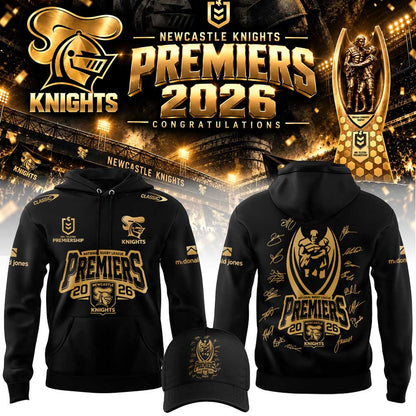 Newcastle Knights 🏆 NRL Premiers 2026 Hoodie