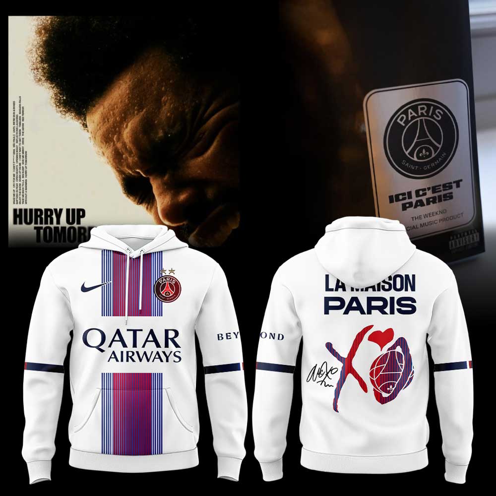 LA MAISON PARIS PSG x XO THE WEEKND Limited Hoodie