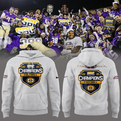 JMU Football SUN BELT CHAMPION 2025 Combo Hoodie