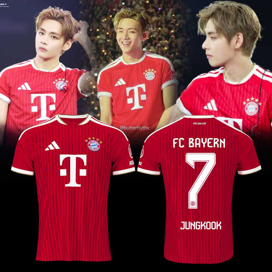 BTS WORLD TOUR ‘ARIRANG’ x JUNGKOOK x FC Bayern München Special presents for a special team! Jersey