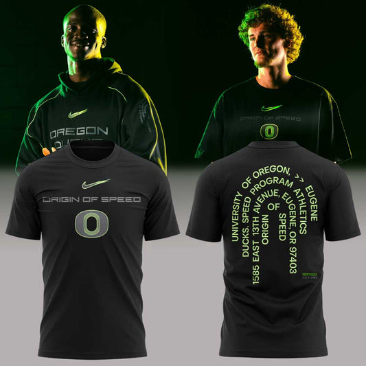 Kinetic by design. Oregon Ducks Origin of Speed collection Shirt
