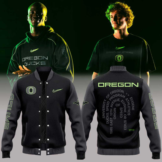 Kinetic by design. Oregon Ducks Origin of Speed collection Jacket