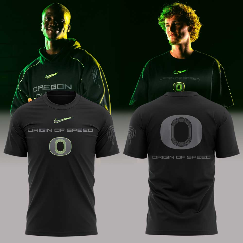 Kinetic by design. Oregon Ducks Origin of Speed collection Shirt