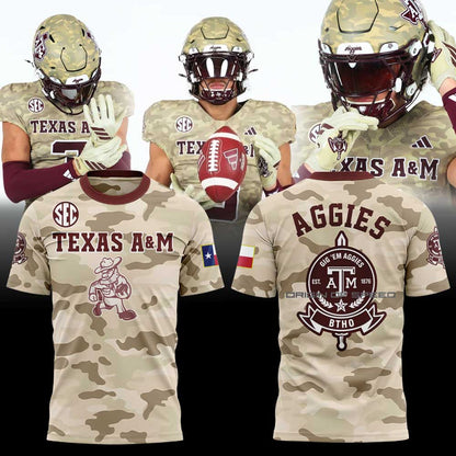Texas A&M Aggies Honor & Support Strategy Shirt