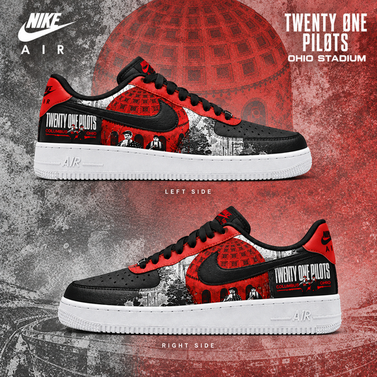 Ohio State Buckeyes Special 2026 Twenty One Pilots Live At Ohio Stadium Limited Edition AF1 Sneakers