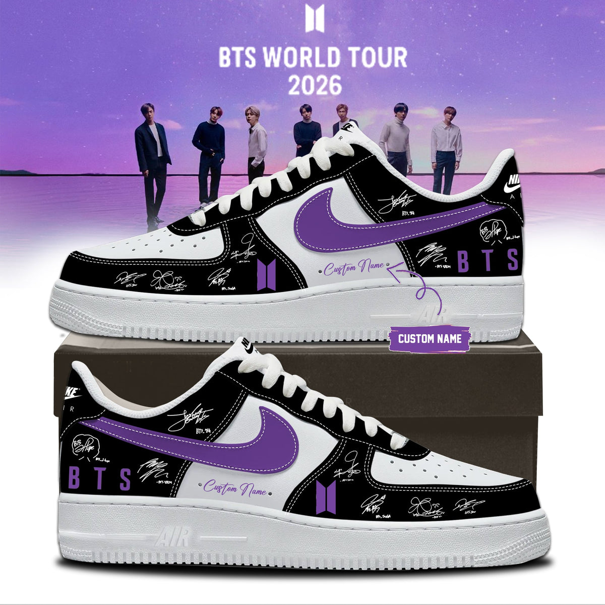 BTS Comeback & World Tour 2026 Limited Edition Signature “ Shoes