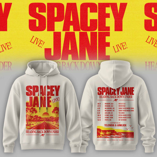 Spacey Jane – Heading Back Down Under Australian Tour Limited Hoodie