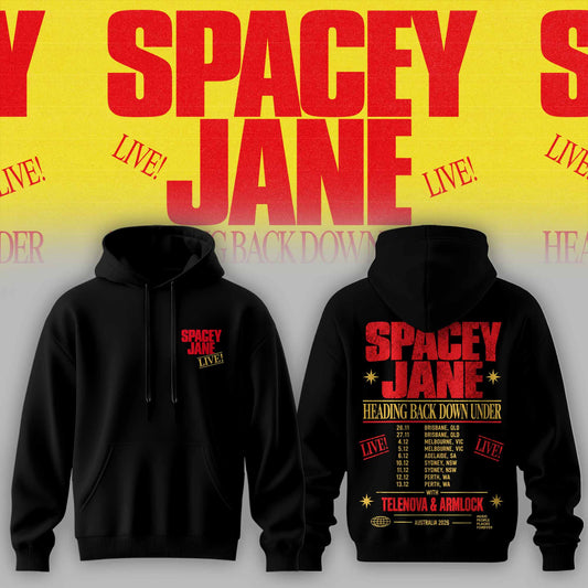 Spacey Jane – Heading Back Down Under Australian Tour Limited Hoodie