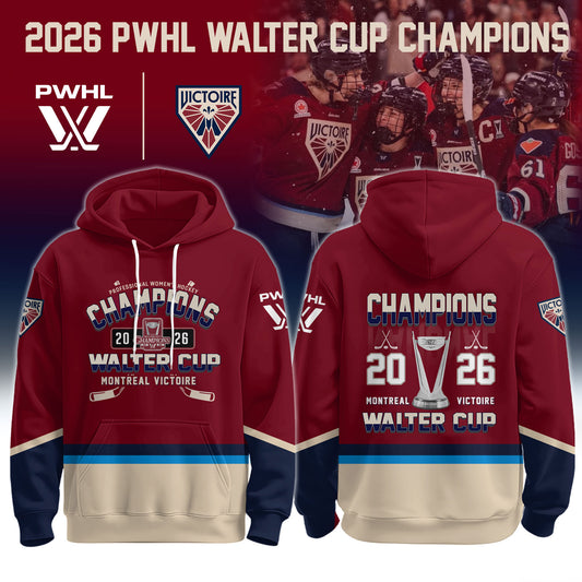 Montreal Victoire PWHL Champions 2026 Hoodie Limited Edition