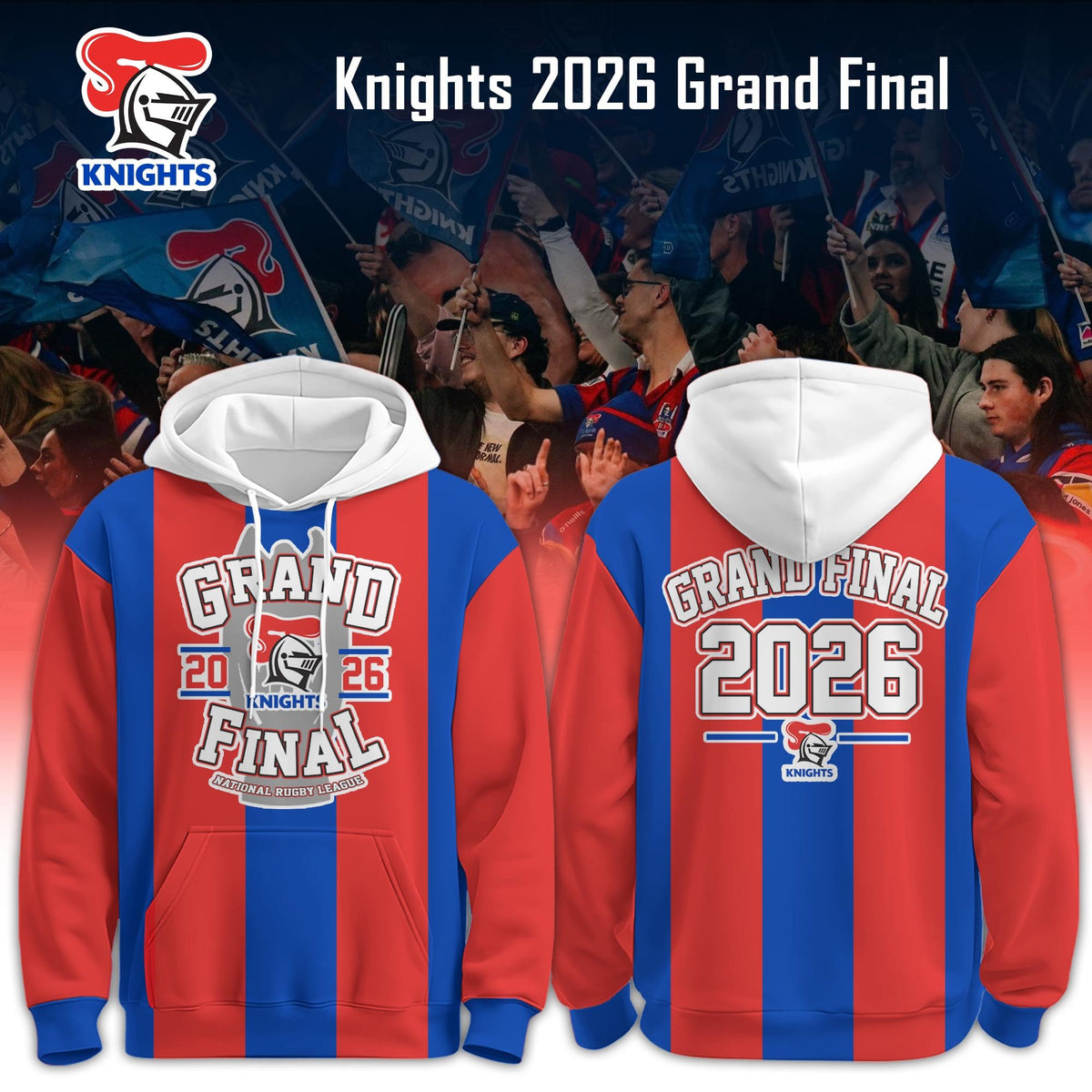 Newcastle Knights 2026 Grand Final Limited Hoodie