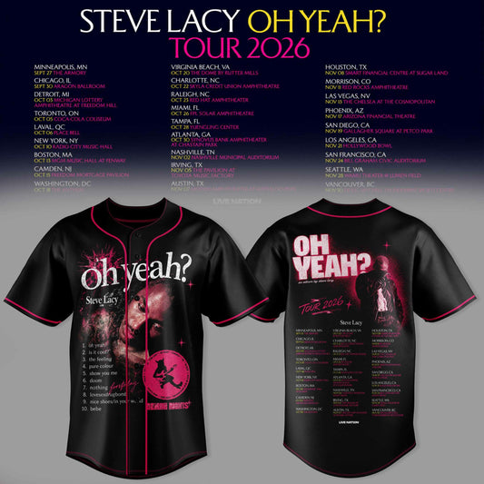 STEVE LACY - OH YEAH? TOUR 2026 JERSEY