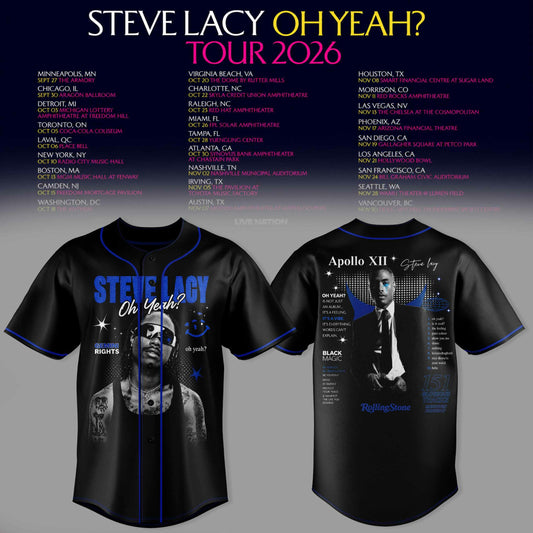 STEVE LACY - OH YEAH? TOUR 2026 JERSEY