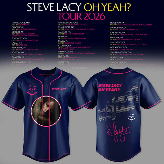 STEVE LACY - OH YEAH? TOUR 2026 JERSEY