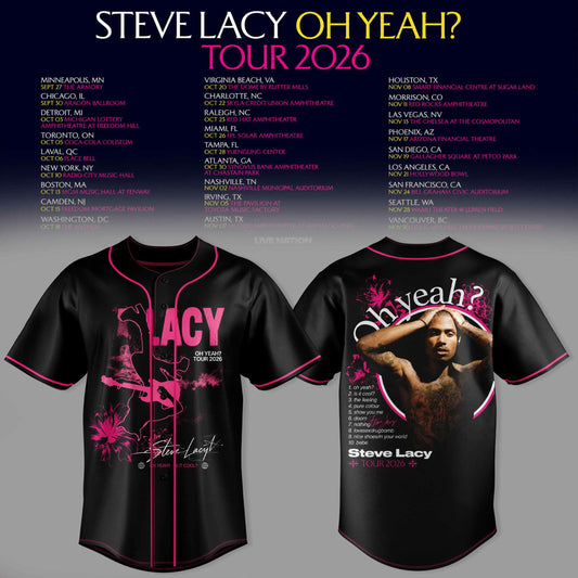 STEVE LACY - OH YEAH? TOUR 2026 JERSEY