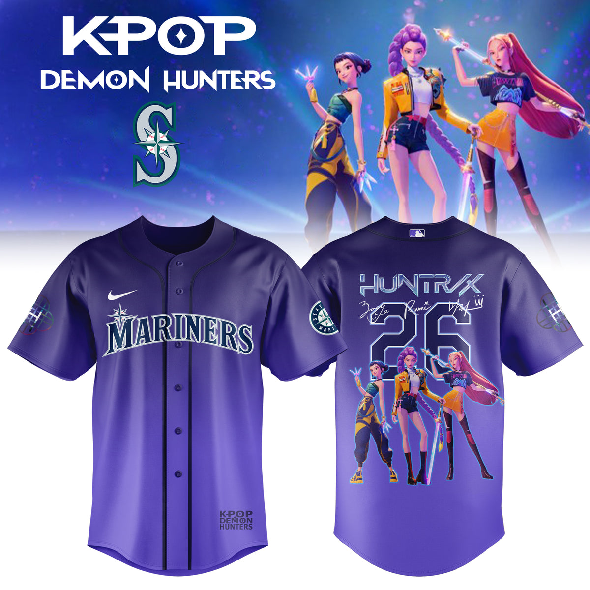 All Team MLB x Kpop Demon Hunters 2026 Limited Edition Jersey