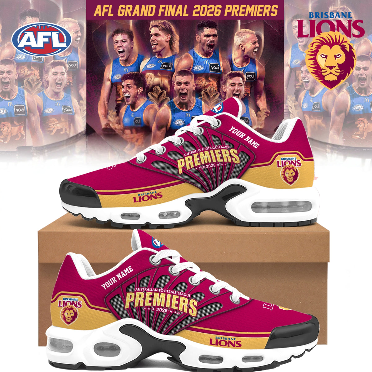 Brisbane Lions Champion Shoes 2026