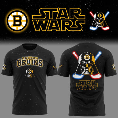 Limited Edition Boston Bruins x Star Wars Night Tshirt 2025