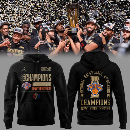 New York Knicks 2025 NBA Cup Champions Hoodie Limited Edition