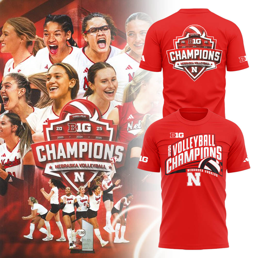 Limited Edition HuskerVB 2025 Champions Hoodie