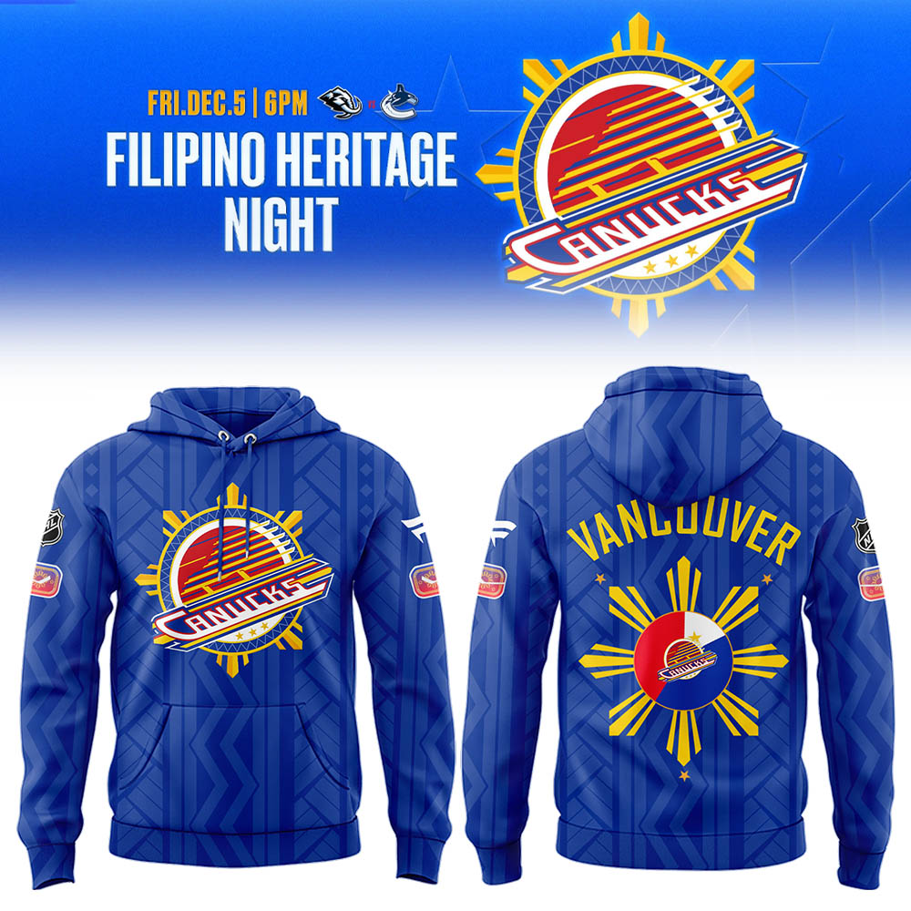 Filipino Heritage Night Limited Edition Canucks Hoodie