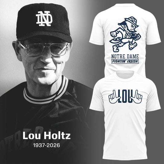 Notre Dame Legacy “ Lou Holtz Tribute Shirt