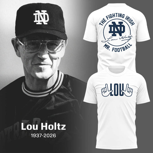 Notre Dame Legacy “ Lou Holtz Tribute Shirt