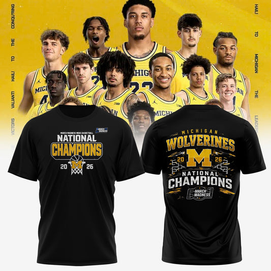 ðŸ†ï¸Michigan Wolverines “ 2026 National Champions T Shirt